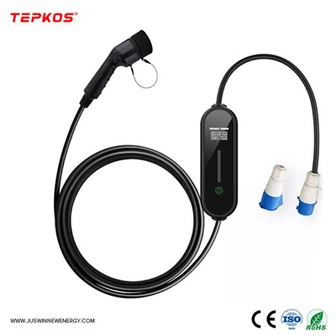 Elektrische auto draagbare batterijlader