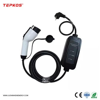 Draagbaar niveau 2 elektrische auto -oplader